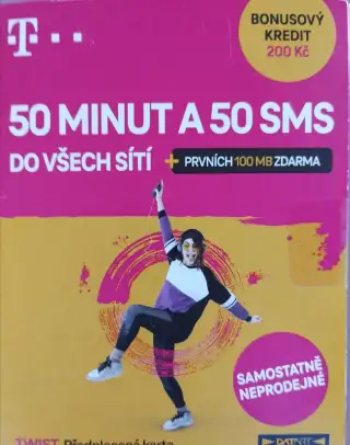 SIM karta nová pěkné číslo