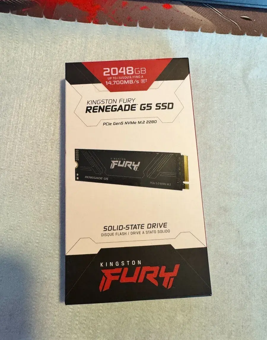 Kingston FURY Renegade G5 2TB PCIe 5.0 NVMe SSD