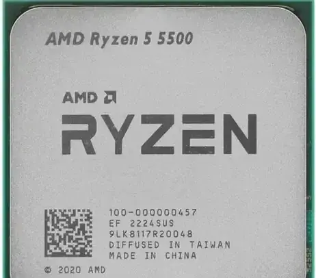 AMD Ryzen 5 5500 + AMD Cooler
