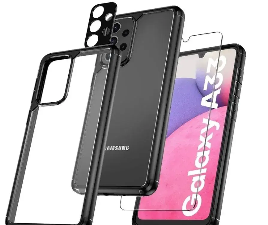 Kryt na Samsung Galaxy A33 černý + ochranná skla