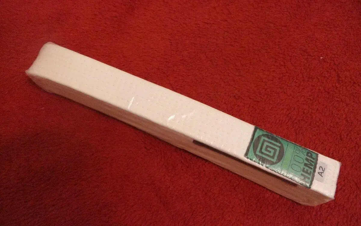 BJJ pásek konopný Hypnotik White A2 (V2)