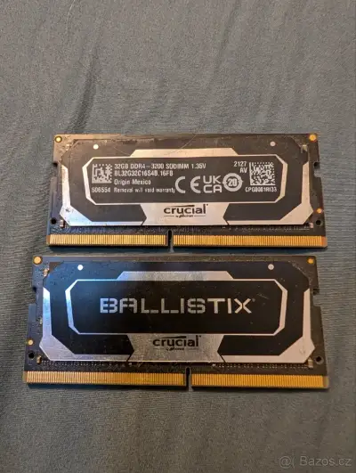 64GB DDR4 SODIMM Crucial Ballistix (2x 32Gb