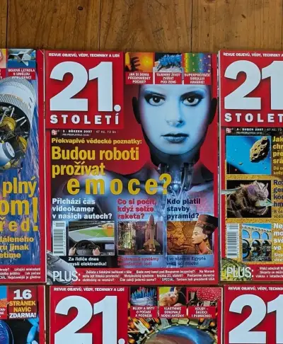 Časopisy 21. STOLETÍ – Komplet leden až srpen 2007 +