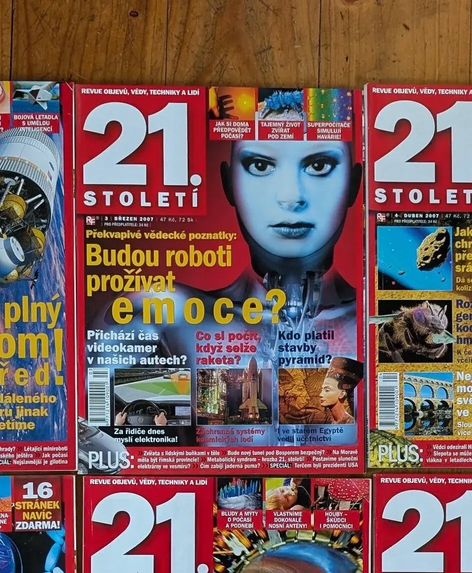 Časopisy 21. STOLETÍ – Komplet leden až srpen 2007 +