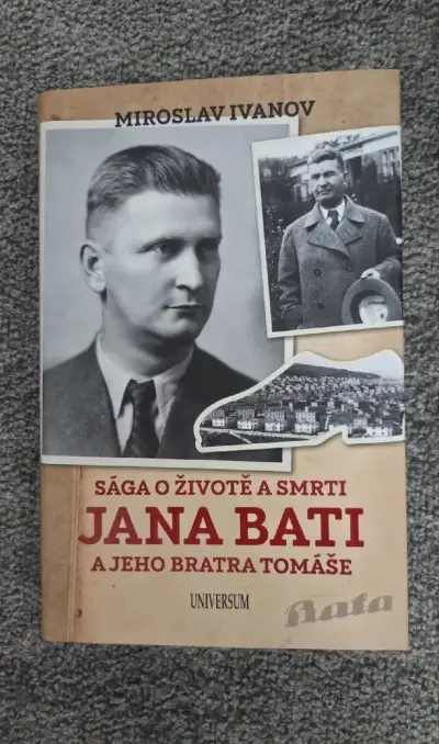 Kniha Sága o životě a smrti Jana Bati a jeho bratra Tomáše
