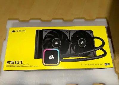 Corsair iCUE H115i ELITE RGB – kompletní, plně funkční