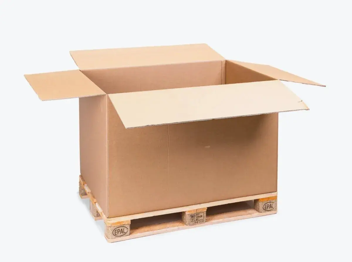 Přepravní EUROBOX 1200x800x800 se skládaným dnem
