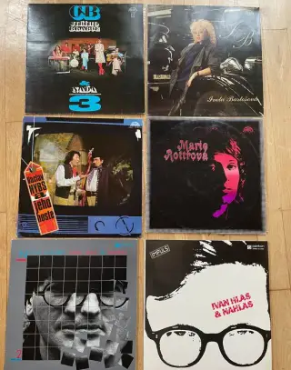 České LP v krásném stavu