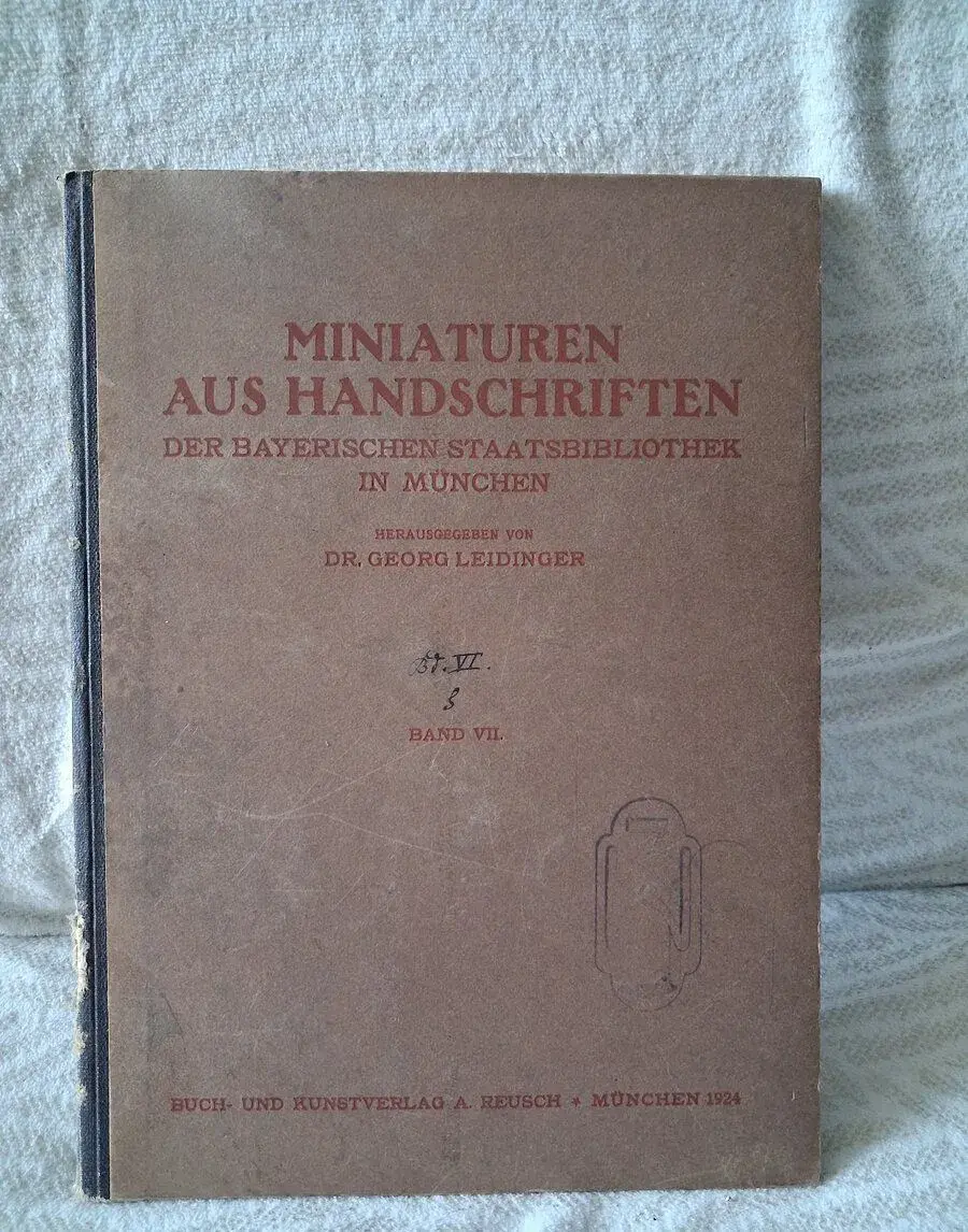 Vzácný svazek r. 1924 z majetku baronky Marie Steiger-Zamoys