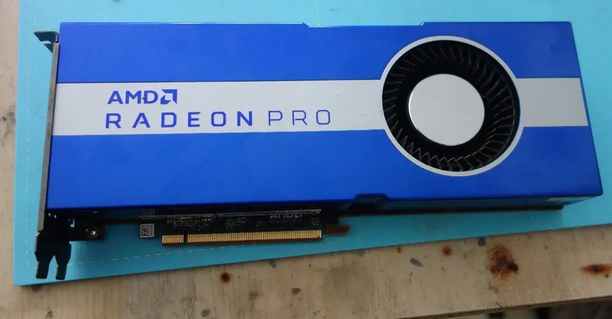 Radeon pro w5700 8gb