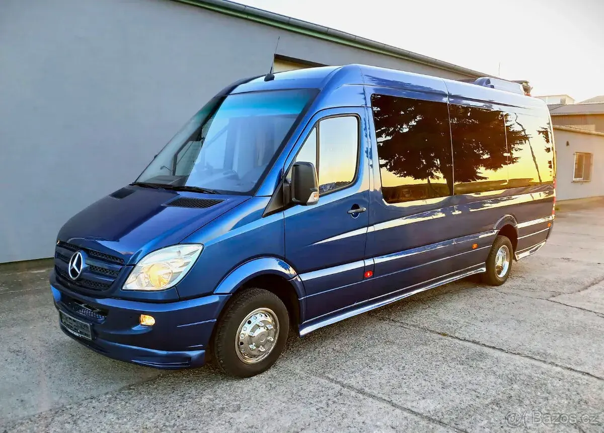MB Sprinter 519 CDi,140kW,154tkm,20 míst,2xKLIMA,TZ,NT