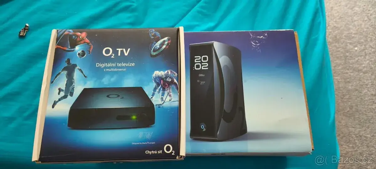 O2 Smart Box Optic + O2 set-top box, černá