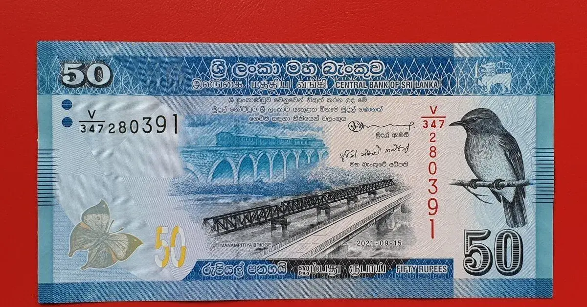 Bankovka Srí Lanka 50 Rupees rok 2021 UNC