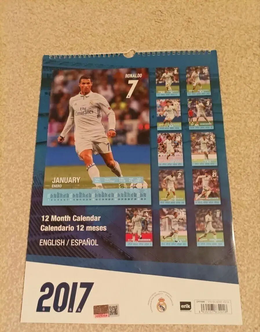 ORIGINÁLNÍ KALENDÁŘ RM 2017