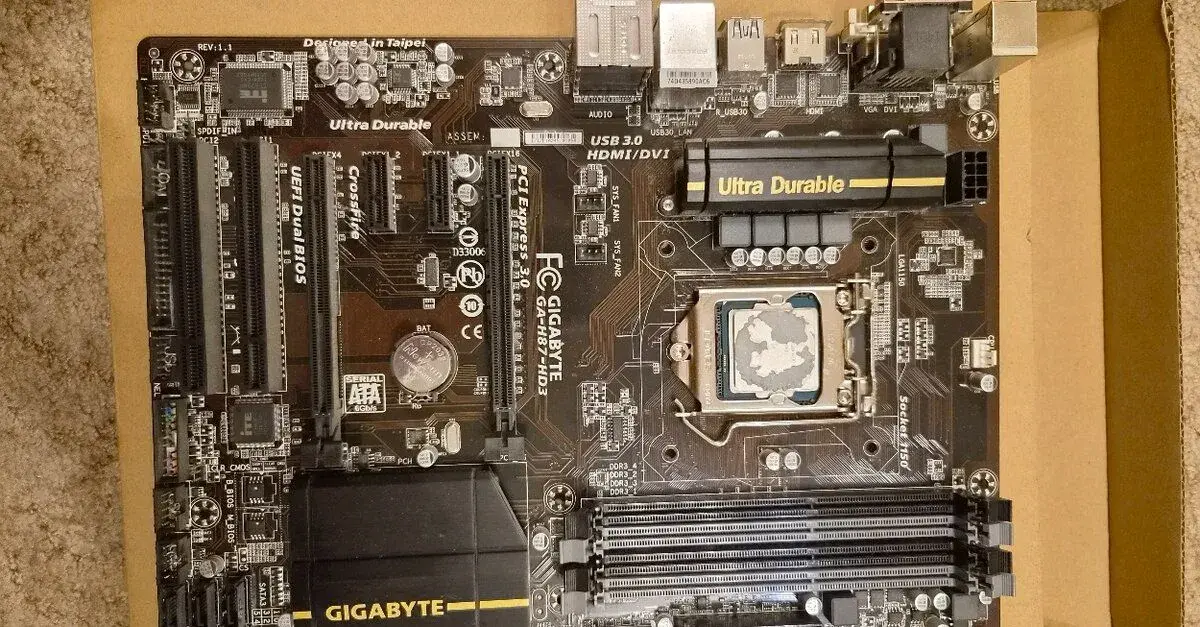 Základní deska s CPU, Gigabyte socket 1150