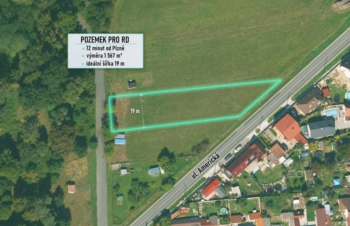 Pozemek, bydlení, prodej, Třemošná, Plzeň sever