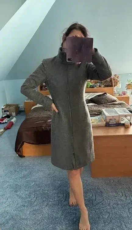 Vlněný kabát H&M, vel. 36