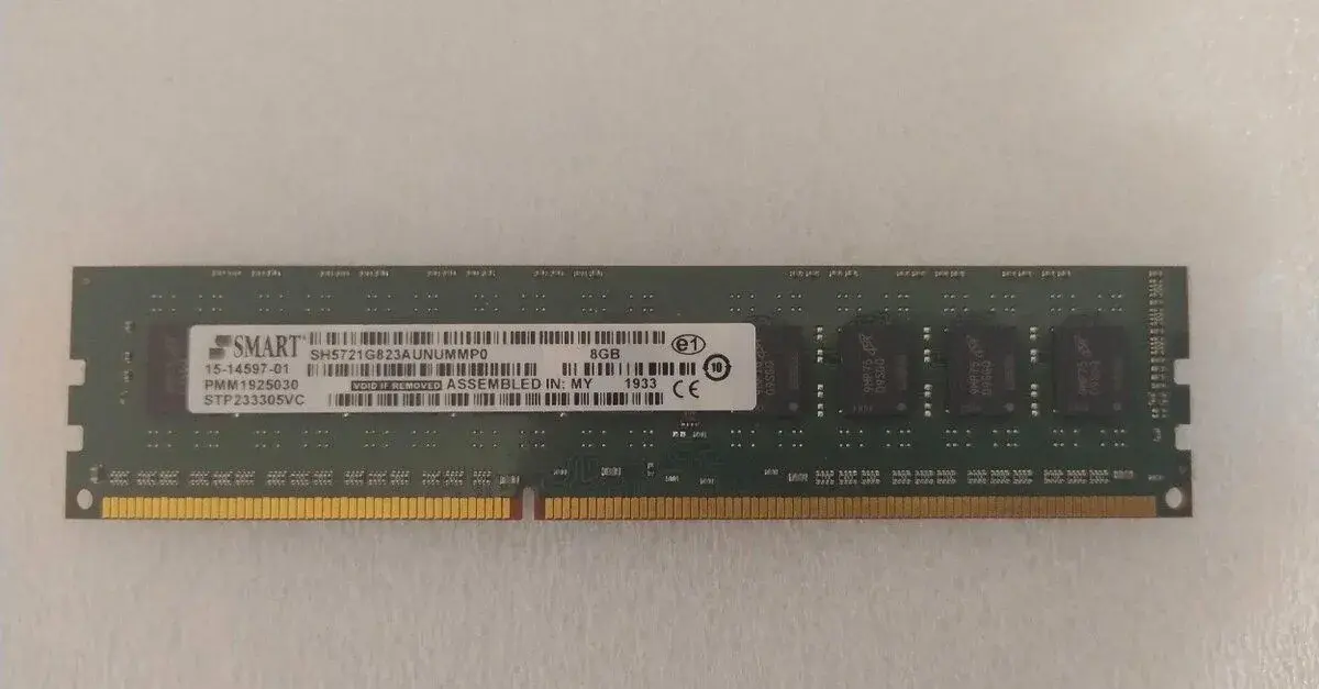 RDIMM 8GB DDR3L-1866 ECC