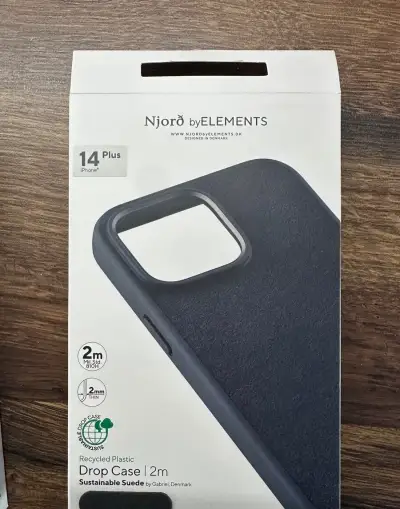 iPhone 14 plus kryt z broušené kůže Njord by elements