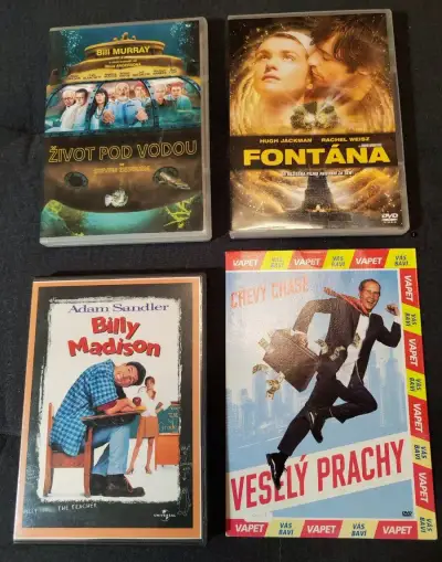 Dvd filmy - A. Sandler, H. Jackmann, B. Murray, Ch. Chase