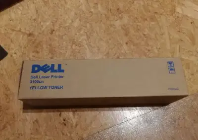 toner Dell color laser printer 3100cn zluty novy