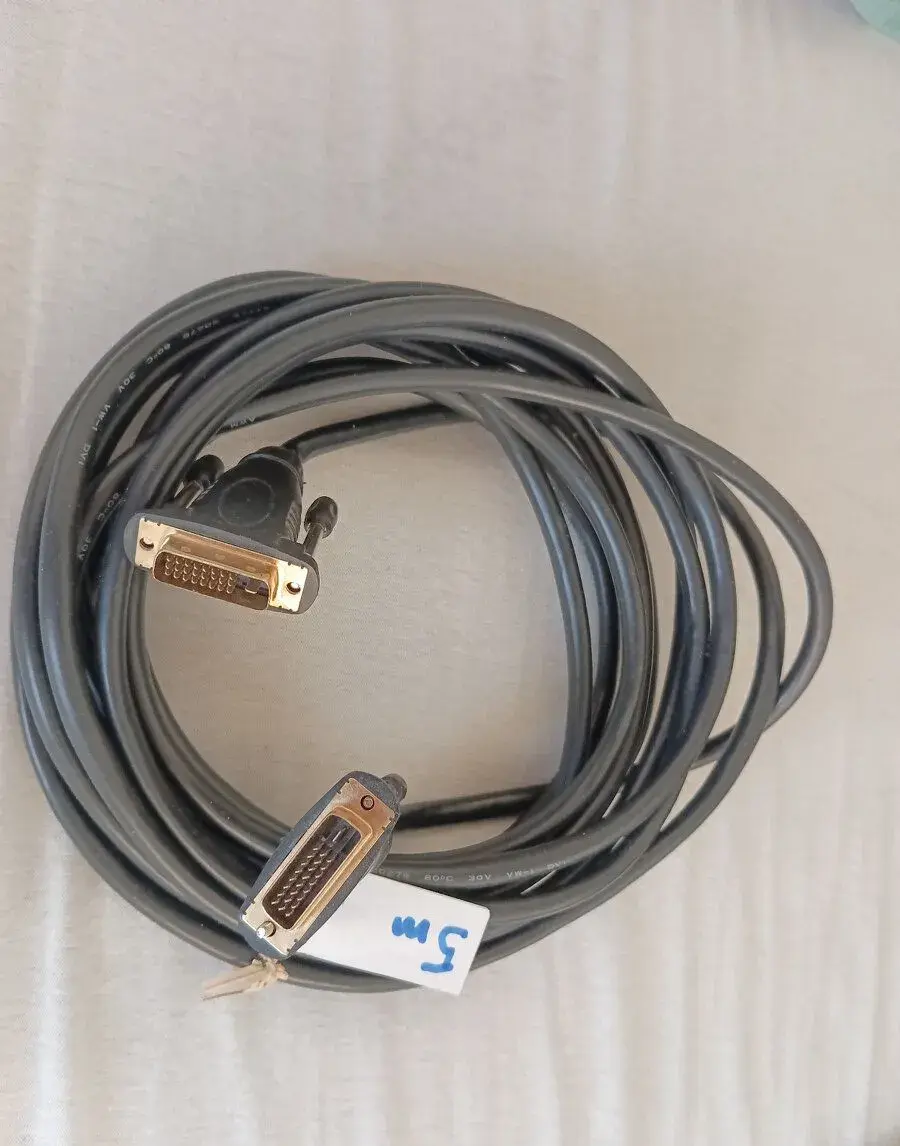 DVI kabel 5m pozlacené koncovky