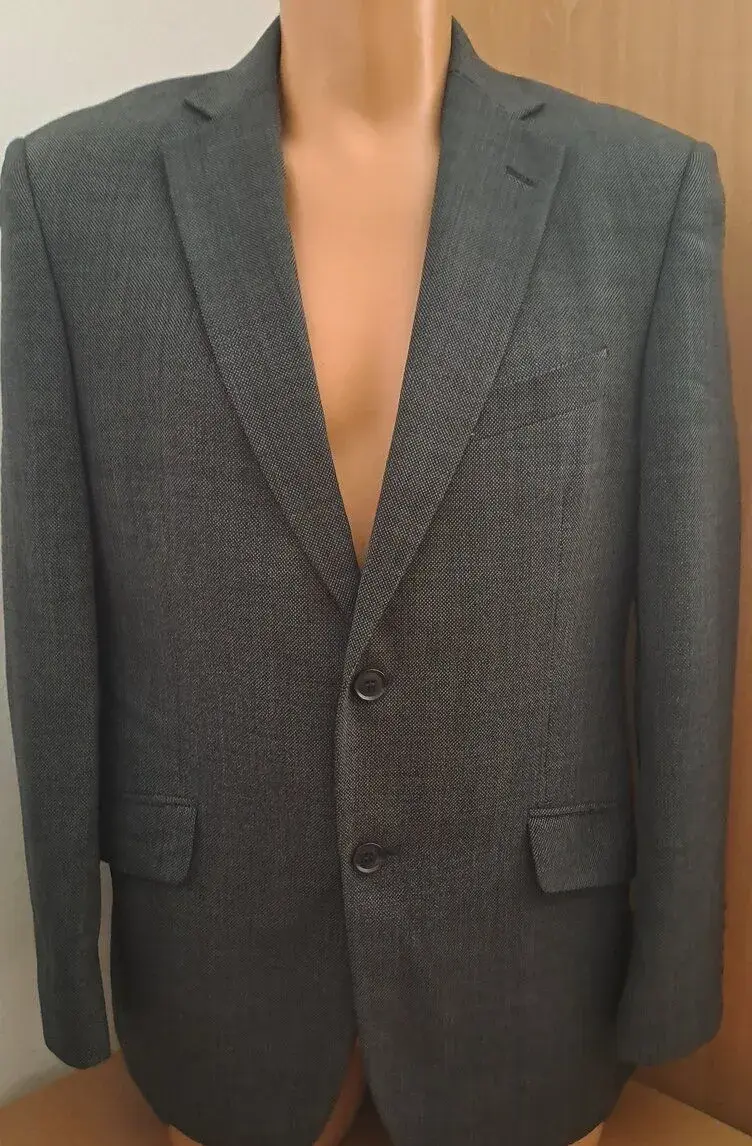 Pánské šedé sako M&S Collection/48-M/2x52cm