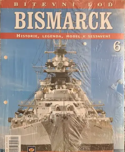 Model bojové lodi Bismarck měřítko 1:200 k sestavení