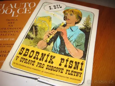 Prodej Sborníku písní pro flétnu
