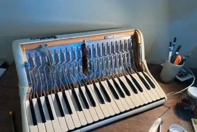 Servis a opravy harmonik (akordeonů, heligonek)