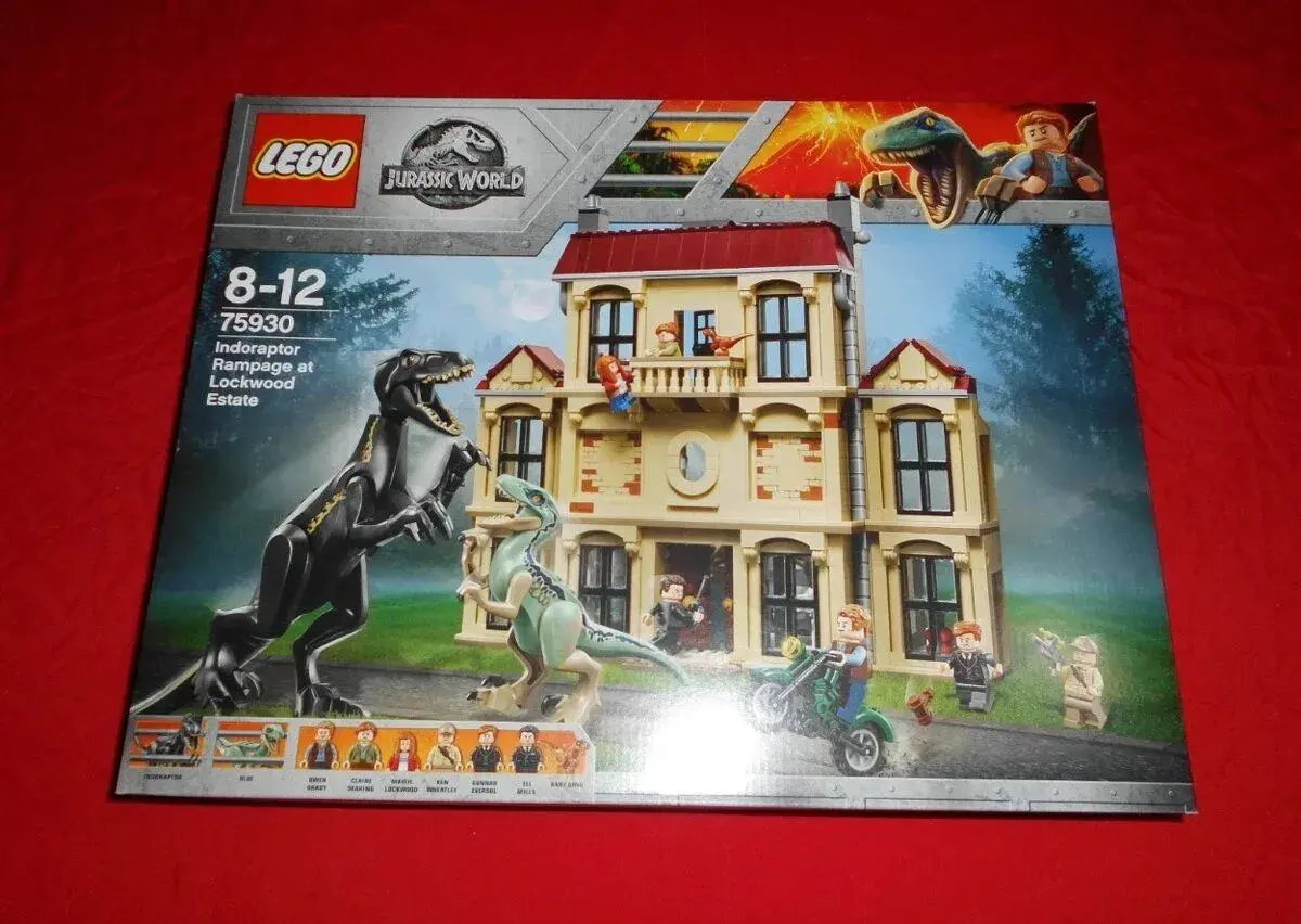 Vzácné nové LEGO 75930 Indoraptor Rampage at Lockwood Estate
