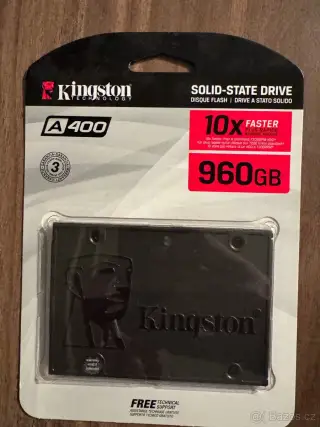 Kingston A400 960GB SSD – nový, nerozbalený