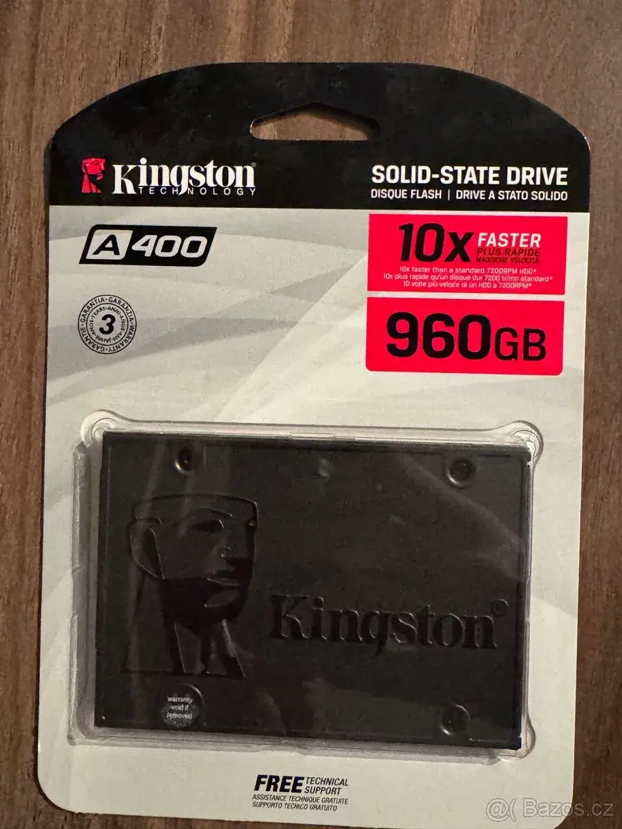 Kingston A400 960GB SSD – nový, nerozbalený