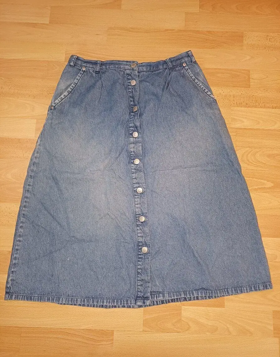 Sukně velikosti L/XL džínového stylu značky Damart