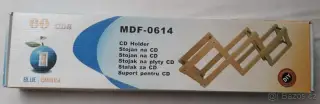 Dřevěný stojan na CD, DVD nebo VHS
