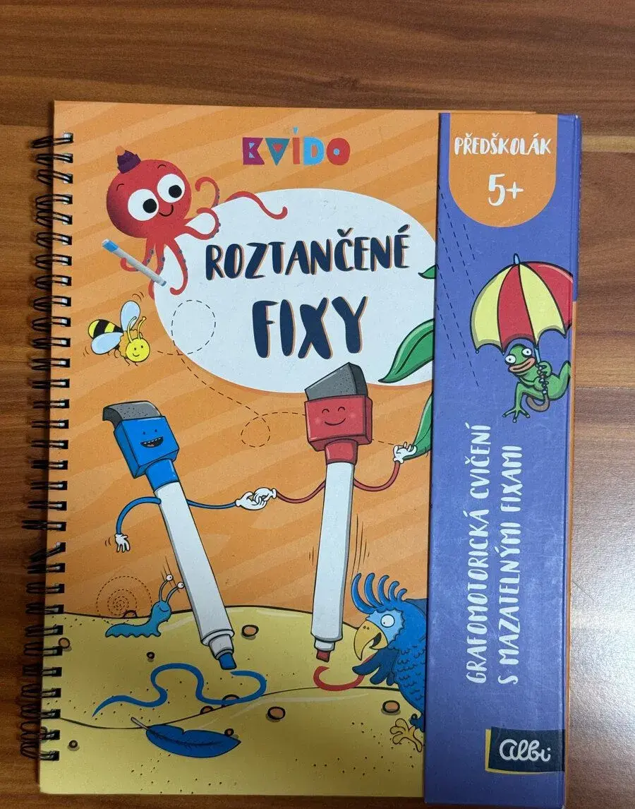 Roztančené fixy Albi 5+ grafomotorický sešit