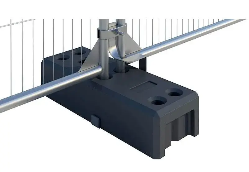 Plastová patka těžká 25 kg pro mobilní oplocení