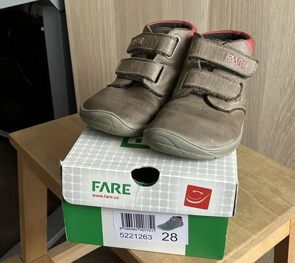 Kotníkové boty Fare bare, vel. 28