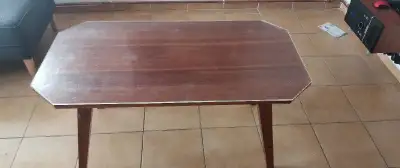 Retro konferenční stolek, masiv