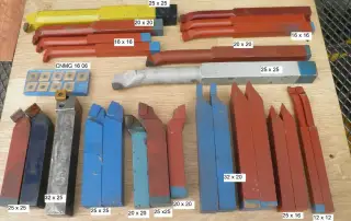 Soustružnické nože - velké - 25ks