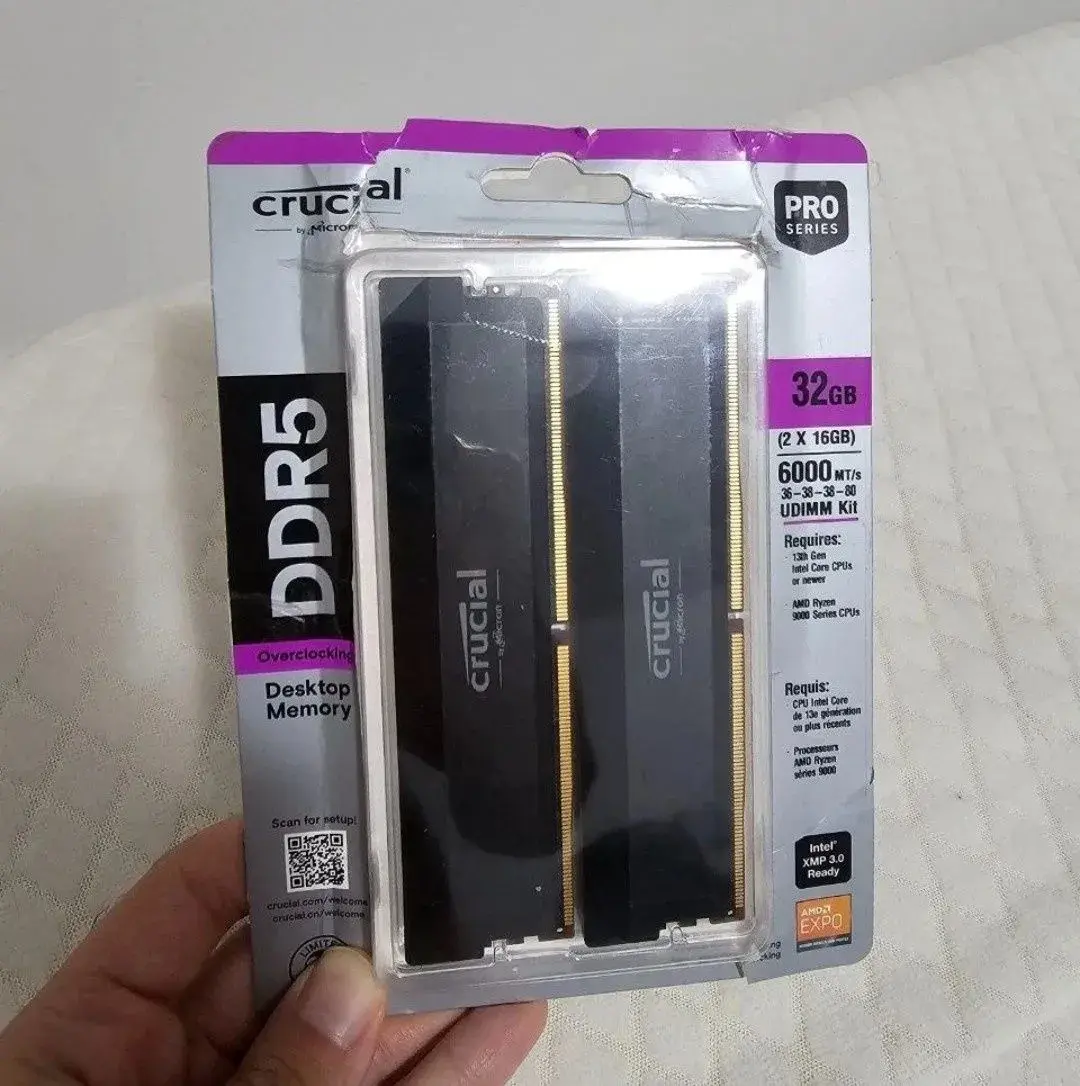 Crucial Overclocking Pro 32GB KIT DDR5 6000MHz CL36
