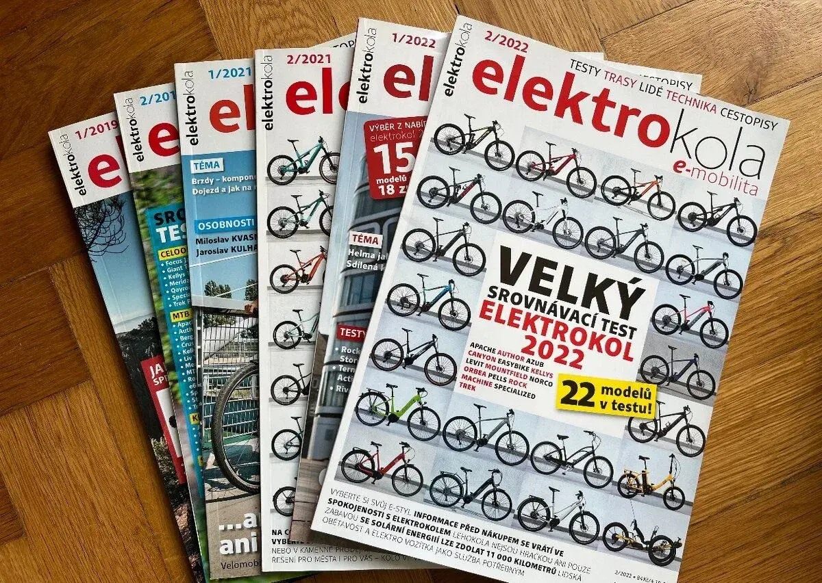 Časopis Elektrokola (2019 - 2022) - 6 ks