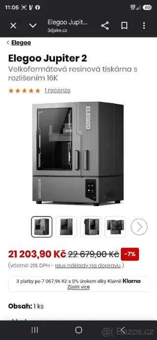 Elegoo Jupiter 2 rezin
