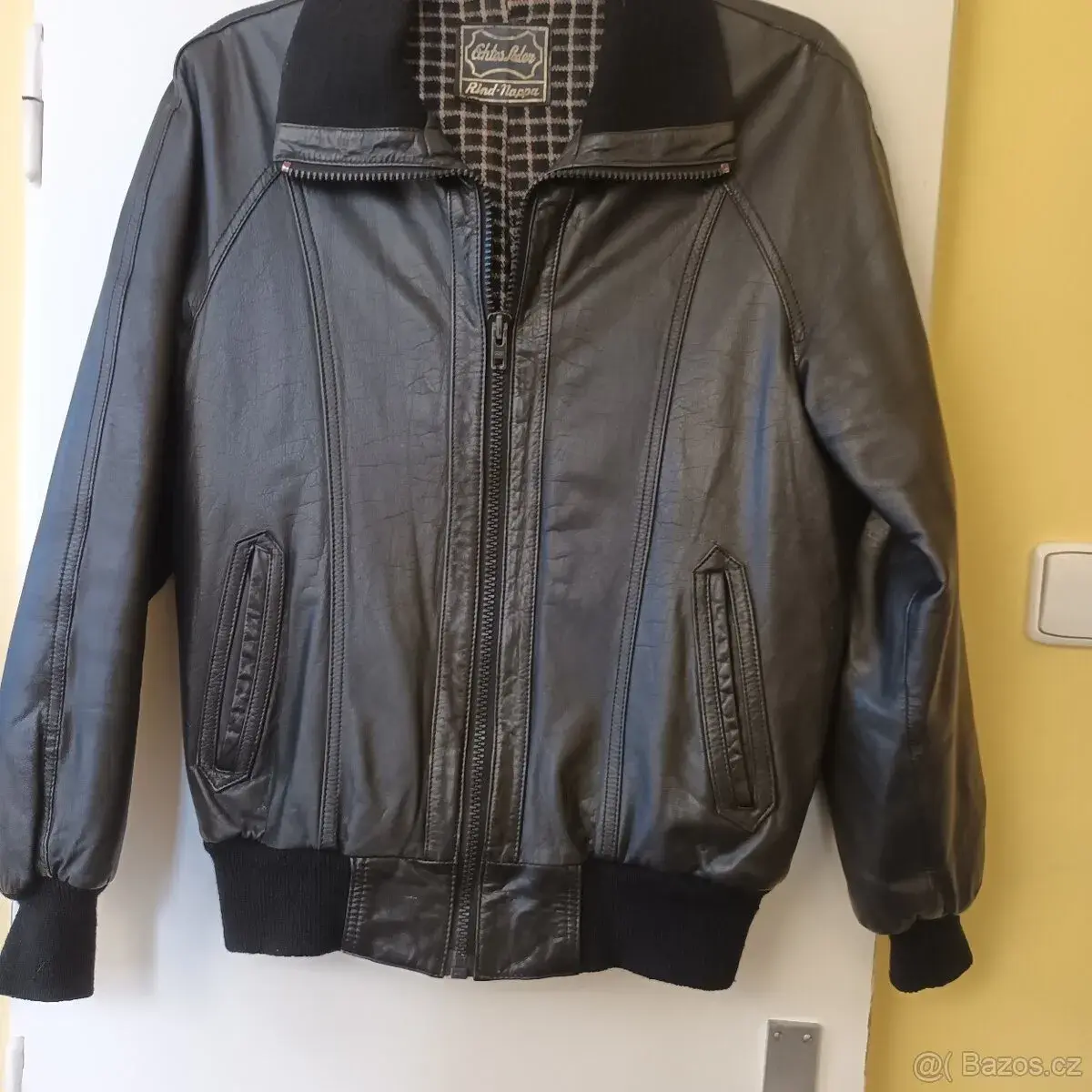 Kožená bunda L,zn.C&A