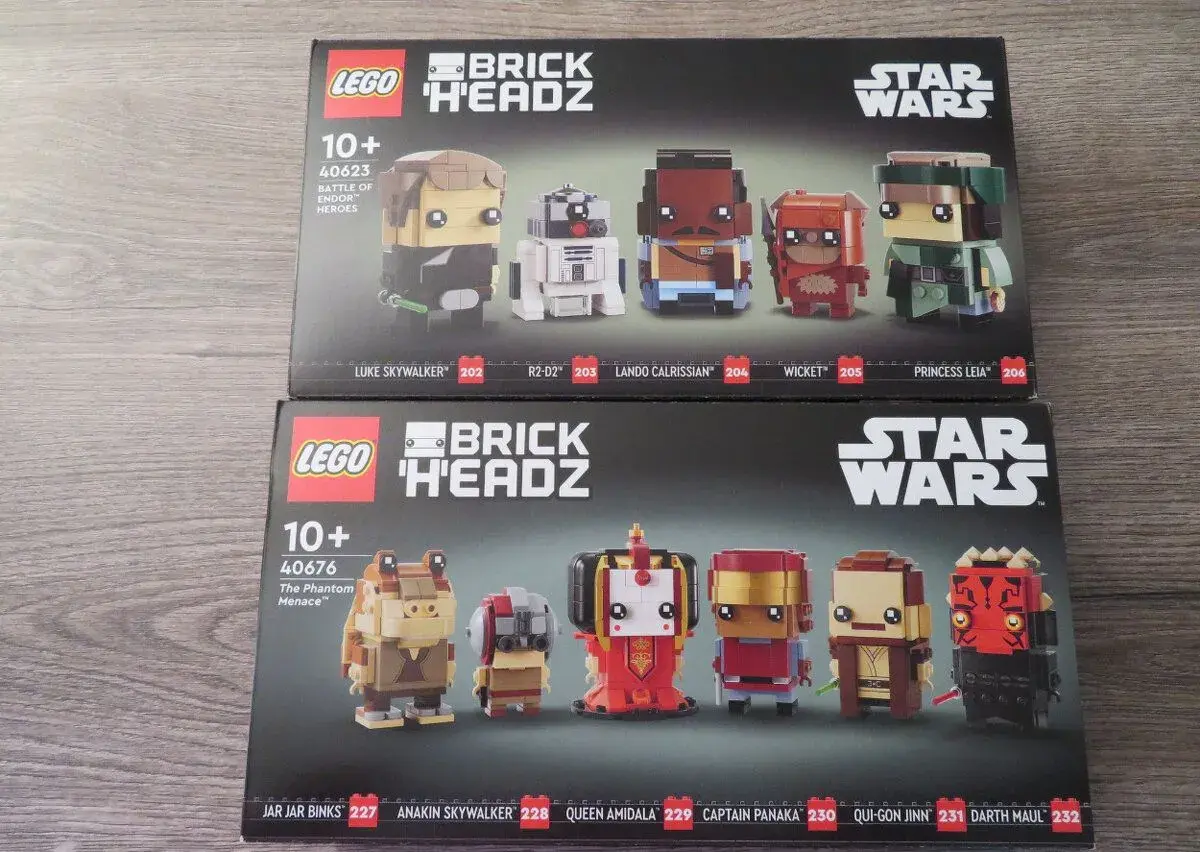 LEGO Brickheadz 40623 Endor Heroes + 40676 Phantom Menace