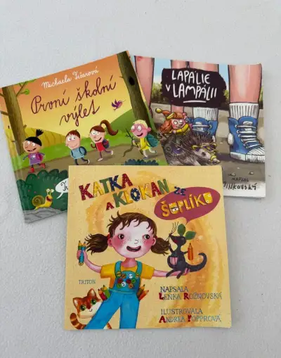 3 knížky - hezké čtení pro menší děti