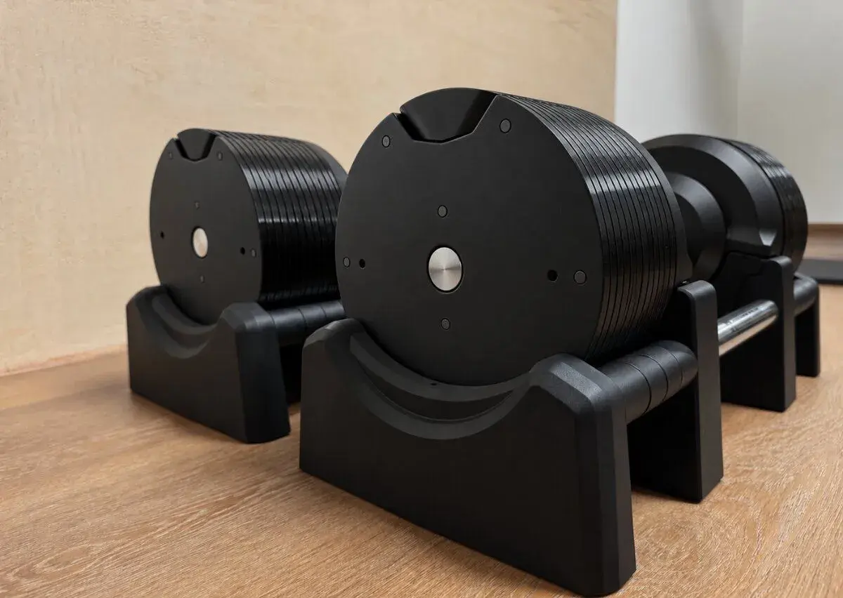 Nastavitelné činky Rivet One 41,5 kg – černé, NOVÉ