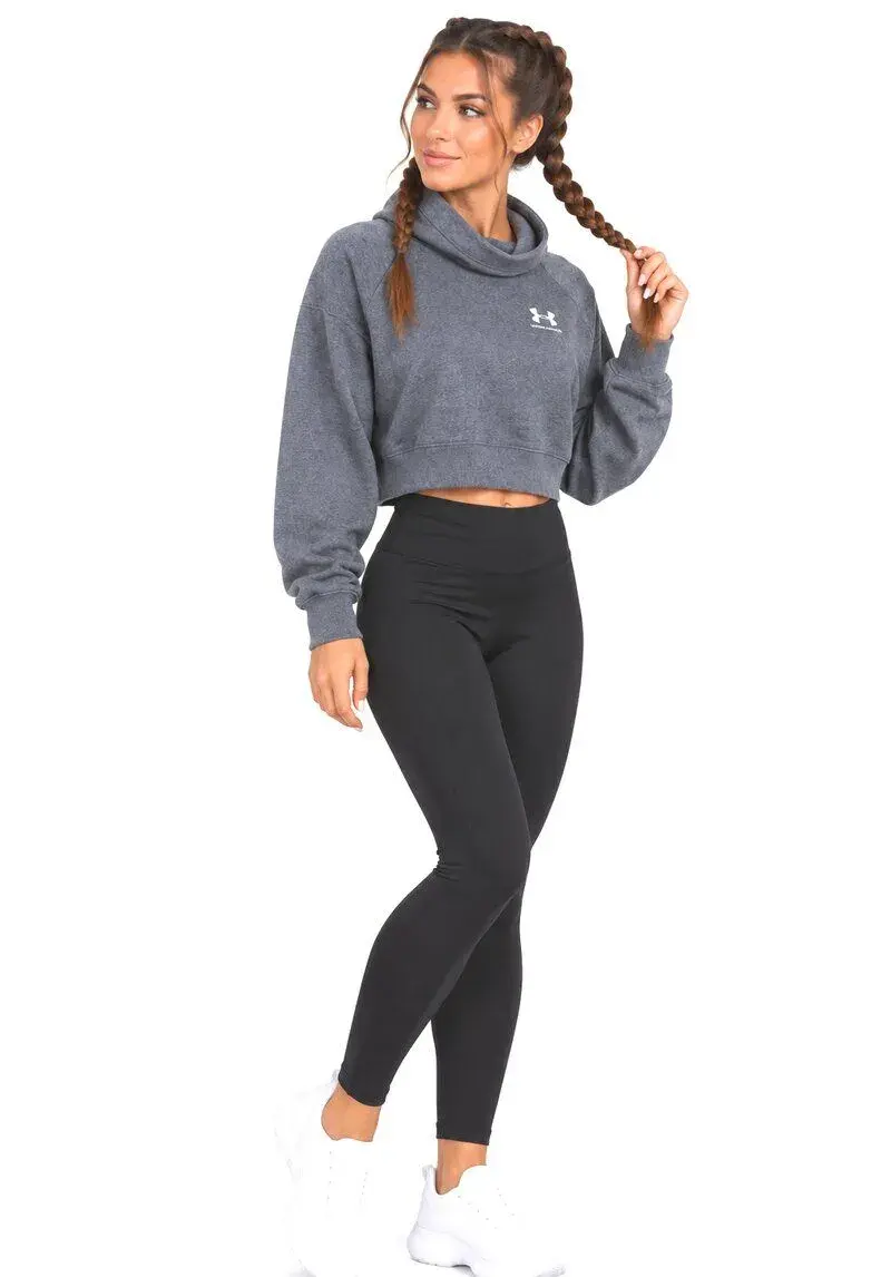 Under Armour-dámská crop mikina+legíny-vel. M/38-40.