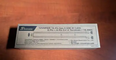 Seasonic 12VHPWR 16-Pin Gen 5 600w