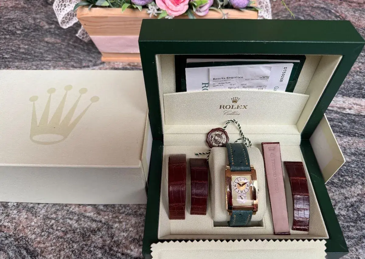 Rolex Cellini Prince Clou de Paris, Full set+3 řemínky,